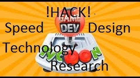 Game Dev Tycoon - Hack - Design, Technology +  MORE    NEW