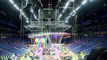 Time lapse video of 56th Annual CMA Awards stage construction