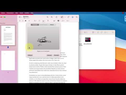 Signer un document PDF directement sur son Mac