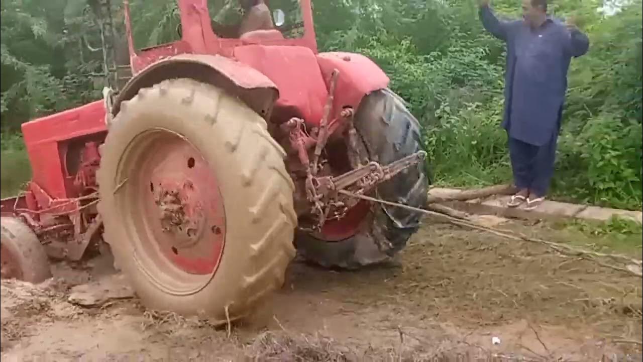 Stupid driver fallen tractor badly YouTube