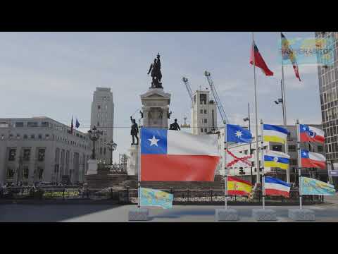 Himno y banderas de Chile | Chile flags and anthem