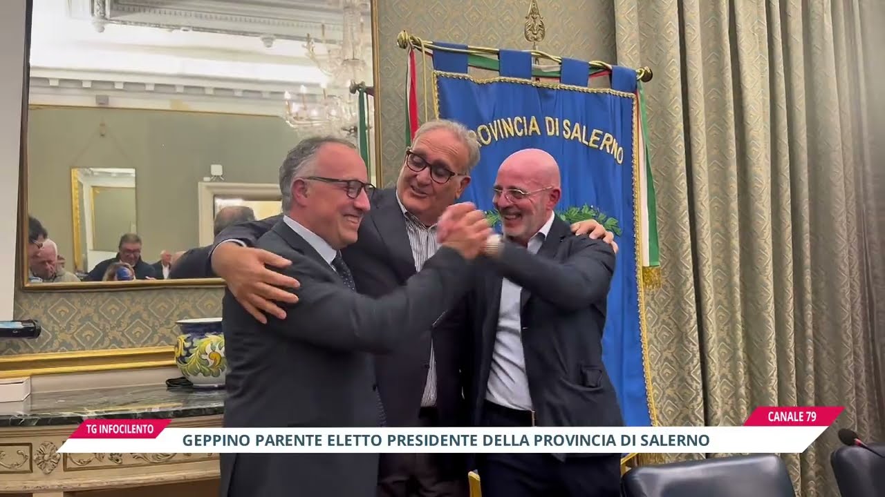 Geppino Parente eletto presidente della Provincia di Salerno: i dettagli del voto