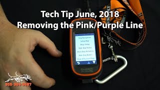 Double U Tech Tip June 2018: Remove the Pink/Purple Line From Your Garmin