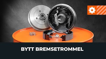 Slik bytter du bremsetrommel på bilen [AUTODOC-VIDEOVEILEDNINGER]