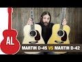 Martin D-45 vs D-42 Guitar Shootout!