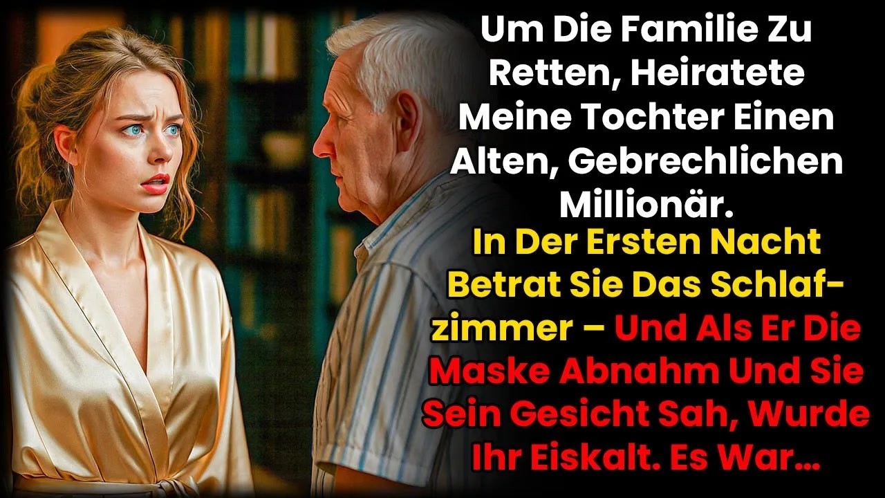 Mein Vater stand in unserer Küche. „Du heiratest ihn – oder deine Mutter stirbt." Der Kreditgeber, ein reicher alter Mann, würde unsere Schulden erlassen. Im Gegenzug sollte ich seine Frau werden....