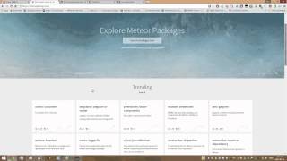 Creating a Package Browser in EmberJS - 1 - Project Overview