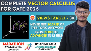🔥Marathon on Vector Calculus || Mathematics || GATE || PrepFusion