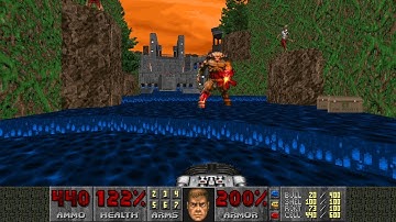 Doom 2 - Hydrosphere (Map 6: The Dam): Blind UV-Max (WAD Author: Bri)