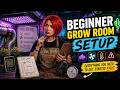 BEGINNER GROW ROOM SETUP | Lights, Ventilation, Temperature & Mistakes To Avoid