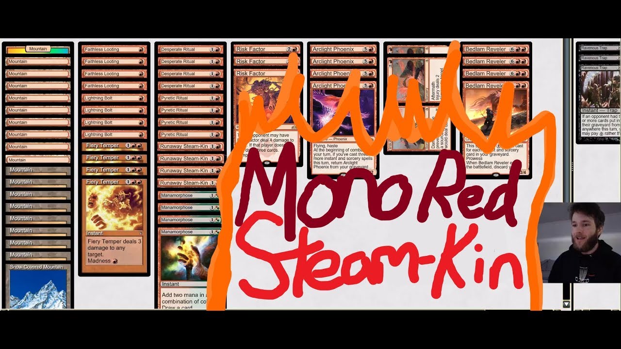 Steam Kin Mtg MTG - Modern Mono Red Steam-Kin - YouTube