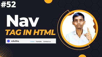 HTML Nav Tag tutorial in Hindi