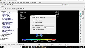 ANSYS analysis of CST element