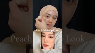 Peach Makeup Look 🌼 #makeup #makeuptutorial #makeupideas #makeuptips