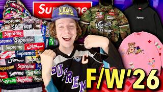 Is Supreme F/W '26 Their Best EVER (Lookbook Reaction)