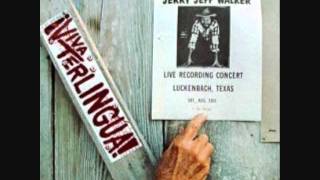 Jerry Jeff Walker ~ Backslider's Wine chords