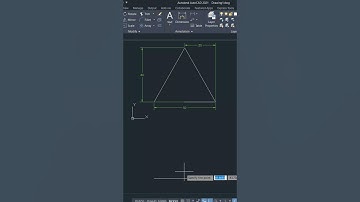 Draw Triangle #autocadd #autocadtips #architecture