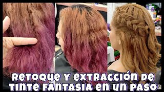 quitar tinte fantasia paso a paso / Lilyymakeuup