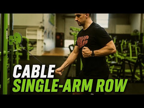 Cable Single-Arm Row (Split-Stance)