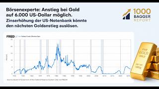 Anstieg bei Gold auf 6.000 US-Dollar möglich. US Notenbank könnte den nächsten Goldanstieg auslösen