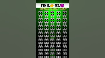 find 👉 63 🤔 odd number puzzle || math reasoning puzzle 🧩|| iq test 🧠#numberpuzzle #mathematicspuzzl.