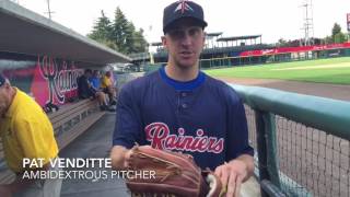 Pat Venditte talks pitching with both arms