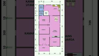 DESAIN RUMAH 7x15 Meter