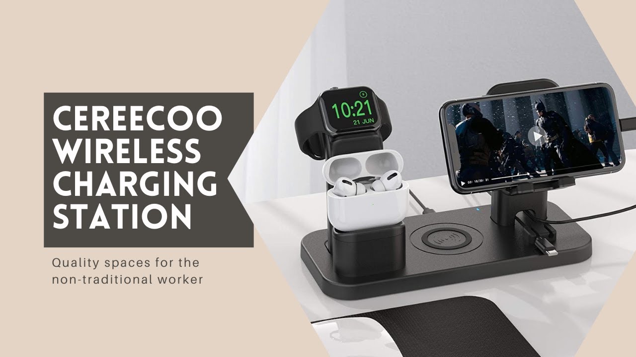 BEST iPhone Wireless Charger 2021 CEREECOO Wireless Station YouTube