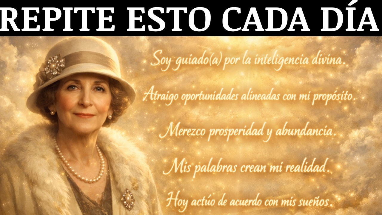 7 cosas que deberías decir cada mañana – Florence Scovel Shinn