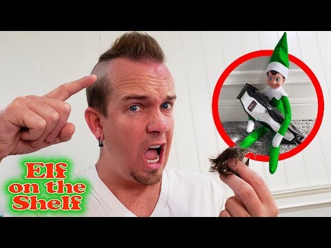 prankster-elf-shaves-dad's-head!!!-elf-on-the-shelf-day-2!