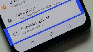 How to Enable Developer Options in Samsung Galaxy A20 A20s