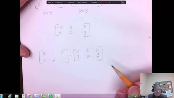 12.1 adding and subtracting matrices
