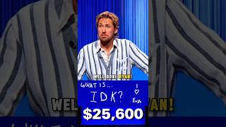 Ryan Gosling Gave Up On Final Jeopardy. He Won $51,200.