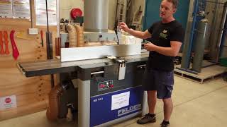 Damion Fauser reviews the Felder AD941 planer thicknesser