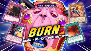 POT OF SLOTH RESOLVED = INSTANT WIN‼️ BURN DECK MASSIVE DRAW 🔥 [Yu-Gi-Oh! Master Duel]
