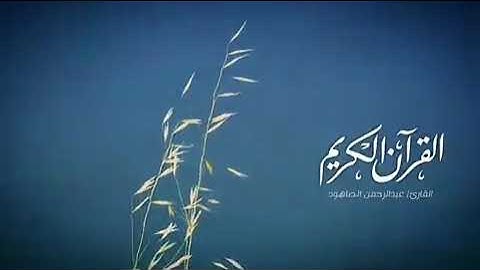 القارئ عبدالرحمن الصاهود