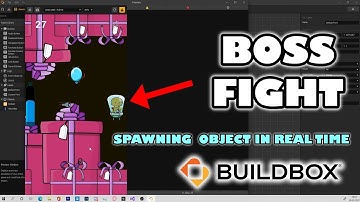 Buildbox  Showcase - Boss Fight | Spawning Object in real time #short