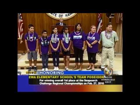 Honoring Ewa Elementary School's Team Poseidon