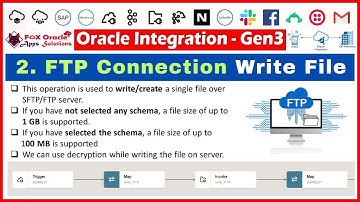 40. FTP write file operation | How to create file in sftp using oic | FTP in oic | OIC tutorials