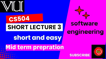 Cs504 short lecture 3 #foryou #pleasesubscribe #softwareengineering #cs504