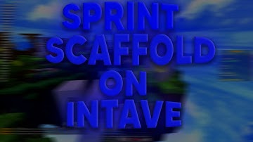 Sprint Scaffold on Intave AntiCheat | Cheatmine | Ryu Hacking