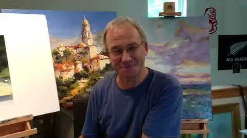 James Pratt Online Palette Knife Painting Academy, TRAILER for Basics of Palette Knife Painting