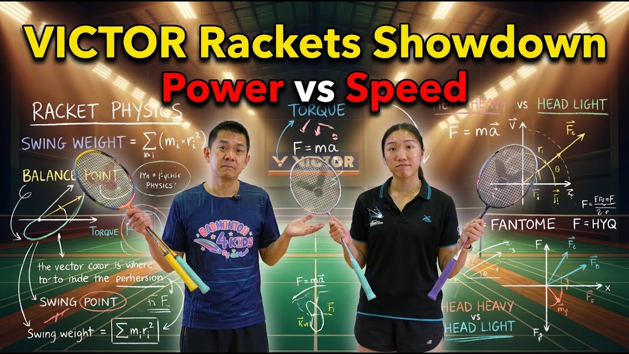 Victor Racket People LESS WEIGHT, MORE EXPLOSION! 🚀 The Counter-Intuitive Power In VICTOR ...