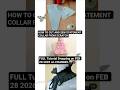 HOW TO CUT AND SEW STATEMENT COLLAR | VICTORIAN ERA COLLAR | BEGINNER FRIENDLY