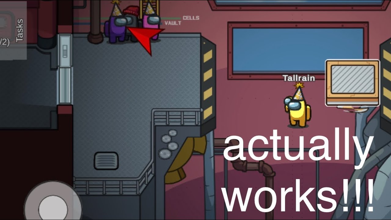 How to glitch outside the airship map in among us!