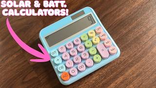 Closer Look At These Calculators! 8-Pack Calculator Bulk, Mechanical Keypad Calculator screenshot 1