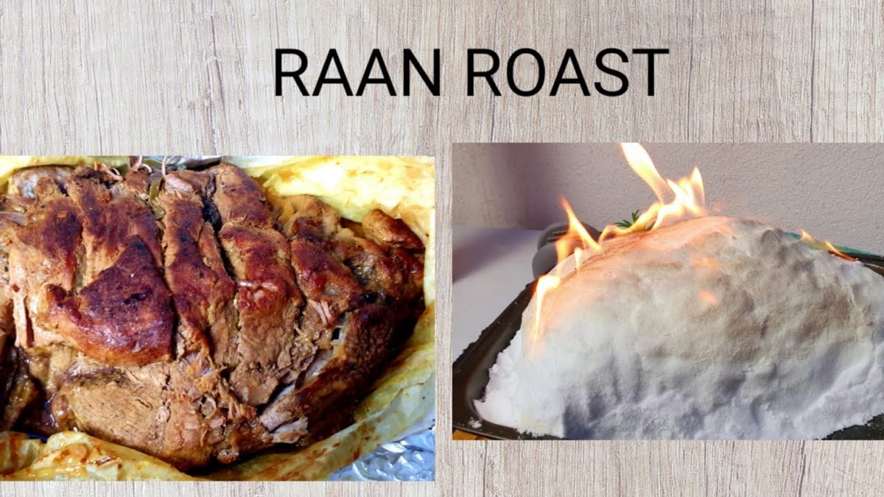 Mutton Raan Roast in Salt (نمک) – Delightful Raan Roast | Mutton Leg ...