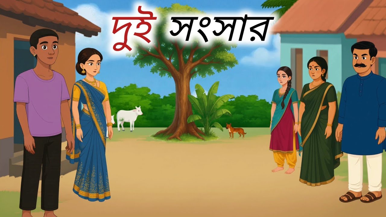 দুই সংসার ll Bengali Moral Stories ll Bengali cartoon ll Thakumar Jhuli ll New Cartoon 2026llCartoon