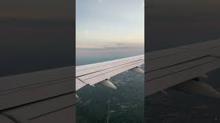 Descending Dulles International Airport (IAD) Washington DC #flight