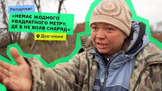 Довгеньке: порешетовані поля, поранені тварини та зруйновані вщент будівлі